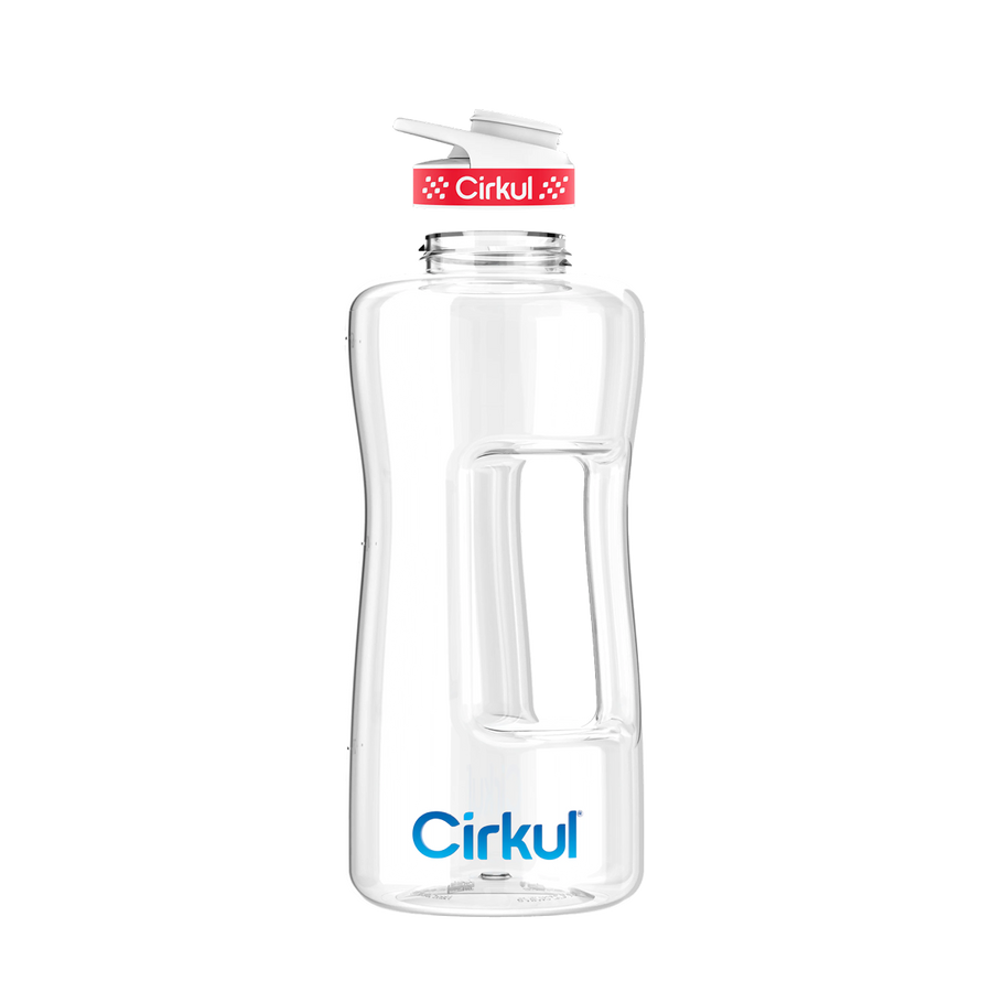 62oz. Plastic Bottle & Comfort Grip Lid