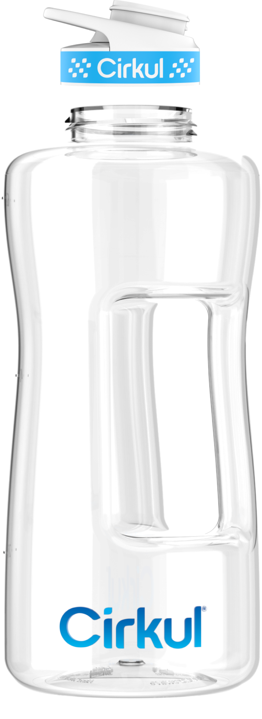 62oz. Plastic Bottle & Comfort Grip Lid
