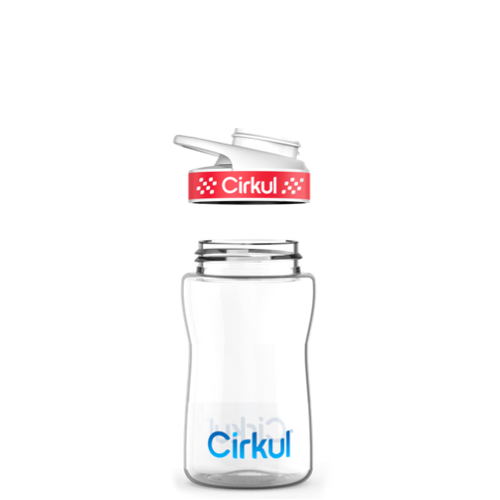 12oz. Plastic Bottle & Comfort Grip Lid