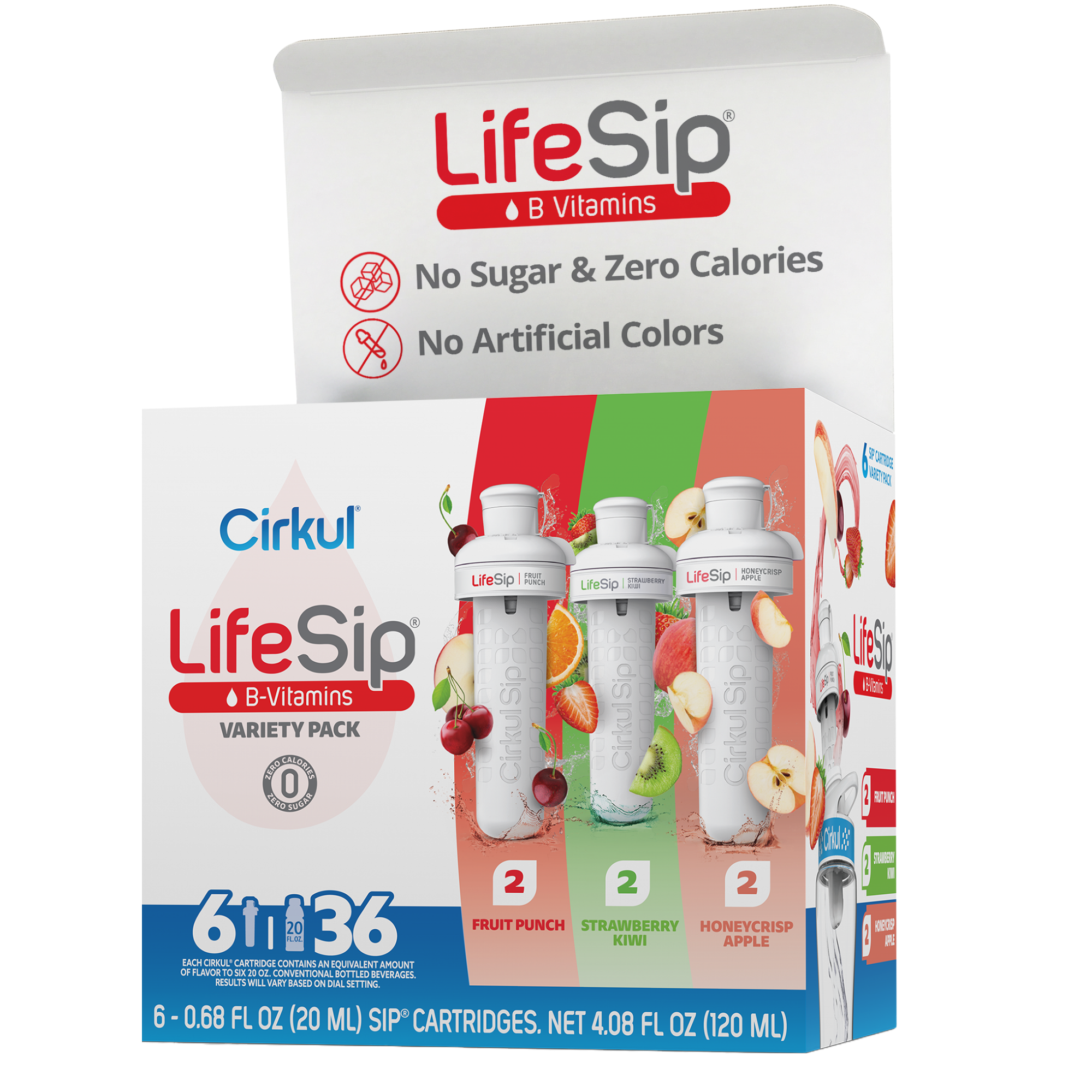CX: LifeSip Flavor Cartridge Variety Pack, 6-Pack