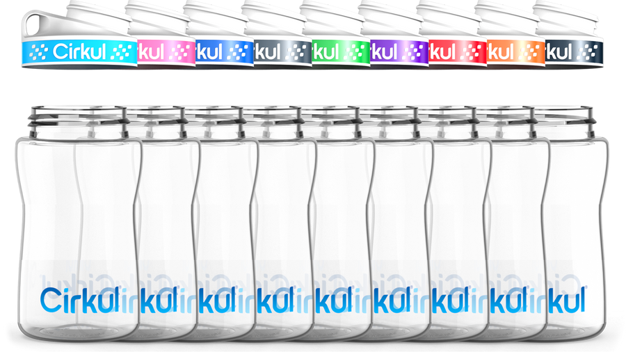 Add-on: 12oz. Plastic Bottle & Comfort Grip Lid