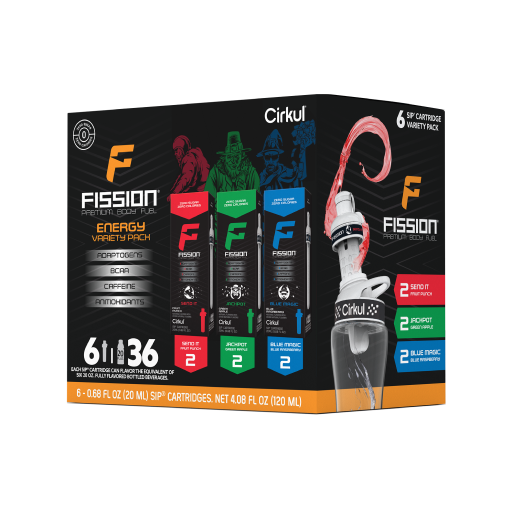 Base: Fission Flavor Cartridge Variety Pack, 6-Pack