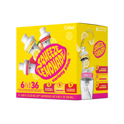 Base: Squeeze Lemonade Flavor Cartridge Variety Pack, 6-Pack