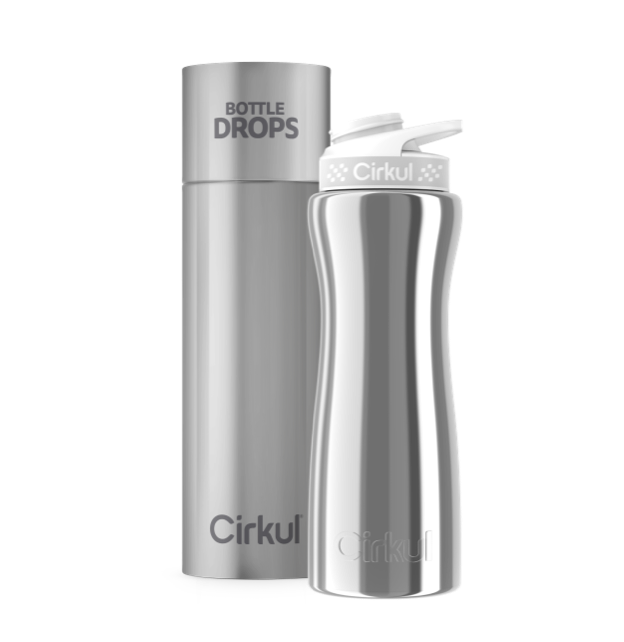 CX: Limited Edition: Silver Chrome 22oz. Stainless Steel Bottle & Lid