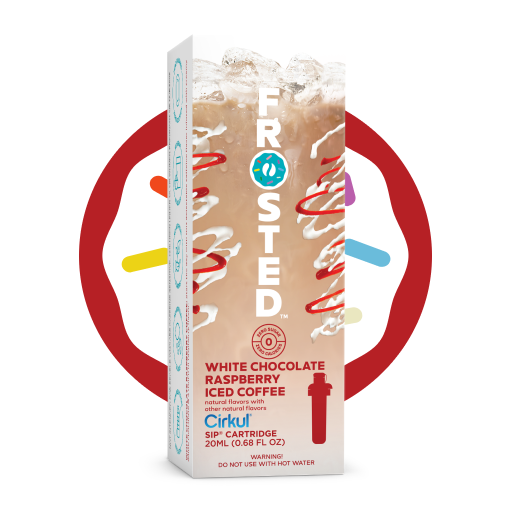 CX: Frosted White Chocolate Raspberry Iced Coffee